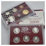 2000 US SILVER MINT PROOF COIN SET