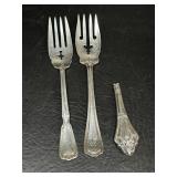 Sterling Silver Forks & Handle 66.7g