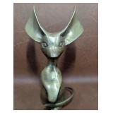 Brass Mouse with Oversized Ears