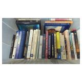 Plastic Storage Tote W/ Collection of Books