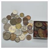 FOREIGN COINS & TOKENS