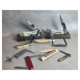 Lot of Pocket Knives Eagle , Anvil Mark Swiss +