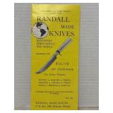 Randall made Knives Catalog/ Brochure/