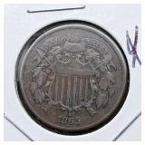 1865 US 2 CENT