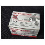 Box Winchester 20ga Rifled Slug Ammunition 15rds