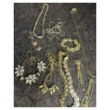 FASHION JEWELRY GOLD TONED NECKLACES & BRACELETS