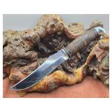 Vtg Case XX SS Fixed Blade Knife 323-6 w/ Sheath