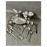 Mixed Lot of Vintage Silver Plated Tableware &
