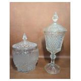 Vintage Wexford Cookie Jar and Indiana Glass