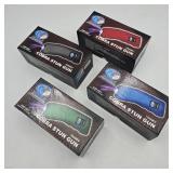 Four Multicolor Cobra CSP-007 Stun Guns