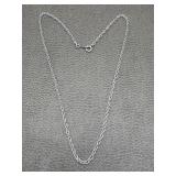 ECCO 14KT White Gold Chain Necklace 4.68g
