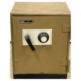 MONTGOMERY WARD FLOOR SAFE FIREPROOF ON WHEELS