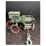 12V WENCH W/ 3000 LB. CAPACITY MOUNTED ON