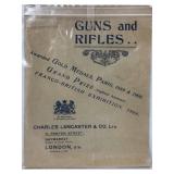 Antique Guns & Rifles Catalog Charles Lancaster