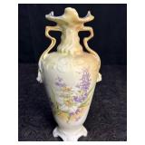 ANTIQUE ART NOUVEAU HAND PAINTED VASE