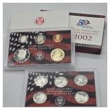 2002 SILVER US MINT PROOF COIN SET