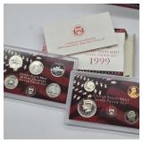 1999 SILVER US MINT PROOF COIN SET