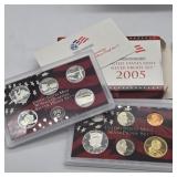 2005 SILVER US MINT PROOF COIN SET