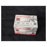 Box Winchester 20ga Rifled Slug Ammunition 15rds