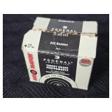Partial Box of Federal .22LR Ammunition Approx 250
