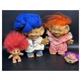 Vintage Troll Dolls Uneeda Wishnik , Condition as