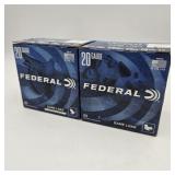 50 Federal 20 Gauge Game Load Shells