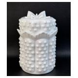 Fenton Art Glass Hobnail Scalloped Butterfly