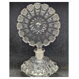Art Deco Perfume Bottle/Clear