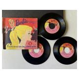 1961 Barbie Sings! Contains Three 45 RPM Vinyl
