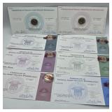8- NEVER CIRCULATED US PRESIDENTIAL DOLLARS