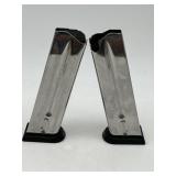 2 SPRINGFIELD ARMORY 10 RND. 9mm MAGAZINES LIKE