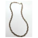 Sterling Silver Woven Necklace