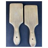 Pair of Wooden Butter Pats