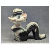 Vintage 1955 Marked Kreiss Ceramic Skunk Figurine