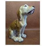 Vintage Ceramic Dog Figurine From Italy