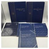 6 LINCOLN HEAD CENT COLLECTOR BOOKS