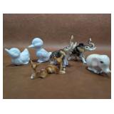 Miniatures, Elephants, Deer Ducks