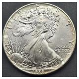 1988 AMERICAN EAGLE SILVER DOLLAR