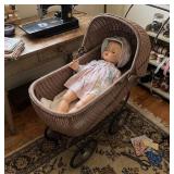 Vintage Hedstrom Doll Carriage with Vintage