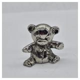 STERLING SILVER OVER COPPER TEDDY BEAR