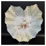 Antique RS Prussia Heart Shape Bowl Hand Painted