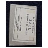 Box of Vintage .30 cal AN-M2 Ammunition 20rds