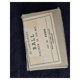 Box of Vintage .30 cal AN-M2 Ammunition 20rds