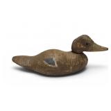 Vtg Carved Wooden Duck Decoy
