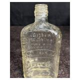 VINTAGE GOLDEN WEDDING PURE RYE WHISKEY BOTTLE