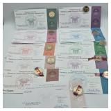 11 NEVER CIRCULATED PRESIDENTIAL US DOLLARS