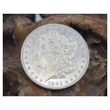 1883 UNC Morgan Silver Dollar