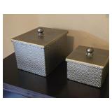 Modern Decorator Metal Storage Boxes