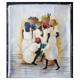 Haitian Artist Original Painting on Canvas,
