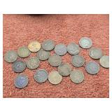 Lot of 20 US Indian Head Pennies IHC